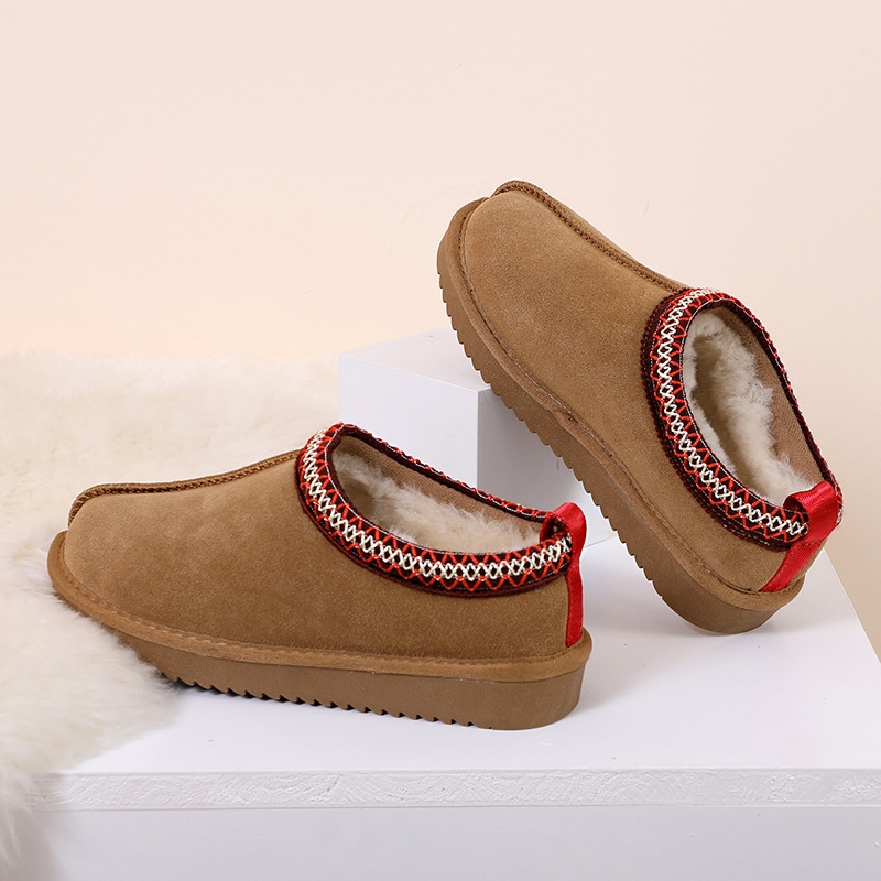 Free shipping snow boots Anti-slip snow boots for women new style outerwear with fleece head fleece half drag multiple colors large size women shoes