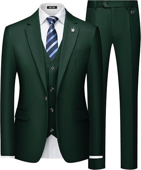 Designer mens suit set Single Row Set Three Piece Wedding Groom Best Man Workplace Business fashion Style