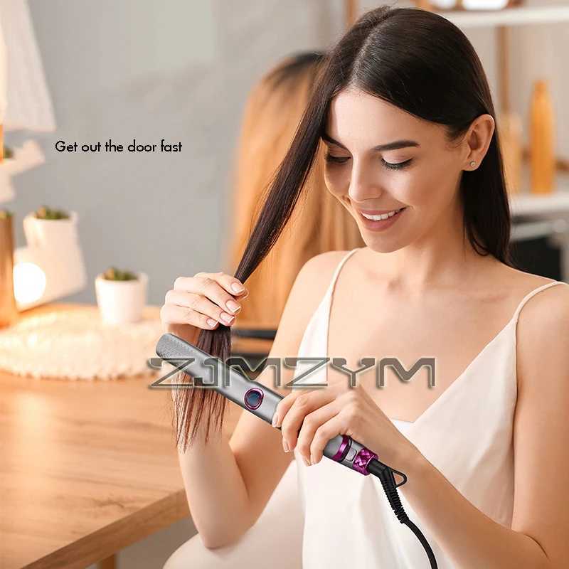 Professional Hair Straightener Curler Thermostatic Curling Iron Dual-use Non-damaging Straightening Hair Straightener Hair CareT251129