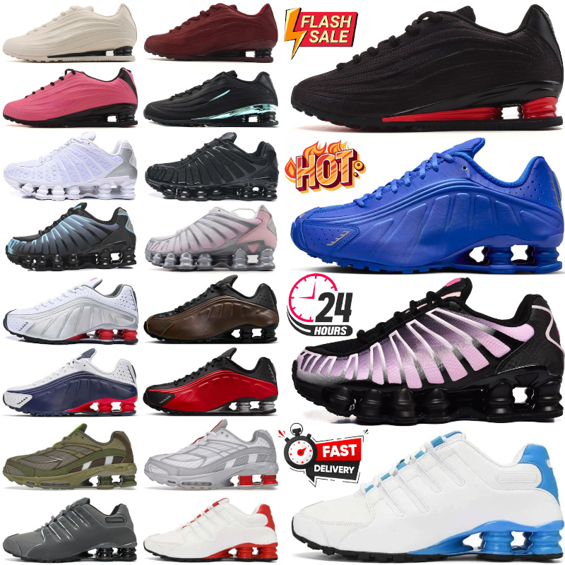 shoxs tl ride z r4 designer running shoes men women triple silver race bred brown orange White Silver mens trainers outdoor sports sneakers