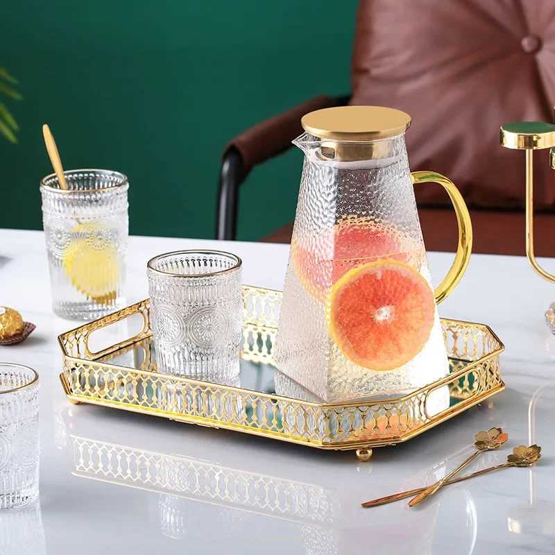 Metal Decorative Tray Makeup Organizer Box Jewelry Display Home Decorative Mirror Tray Fruit Snack Candy Dish Tea Table Storage Y251129