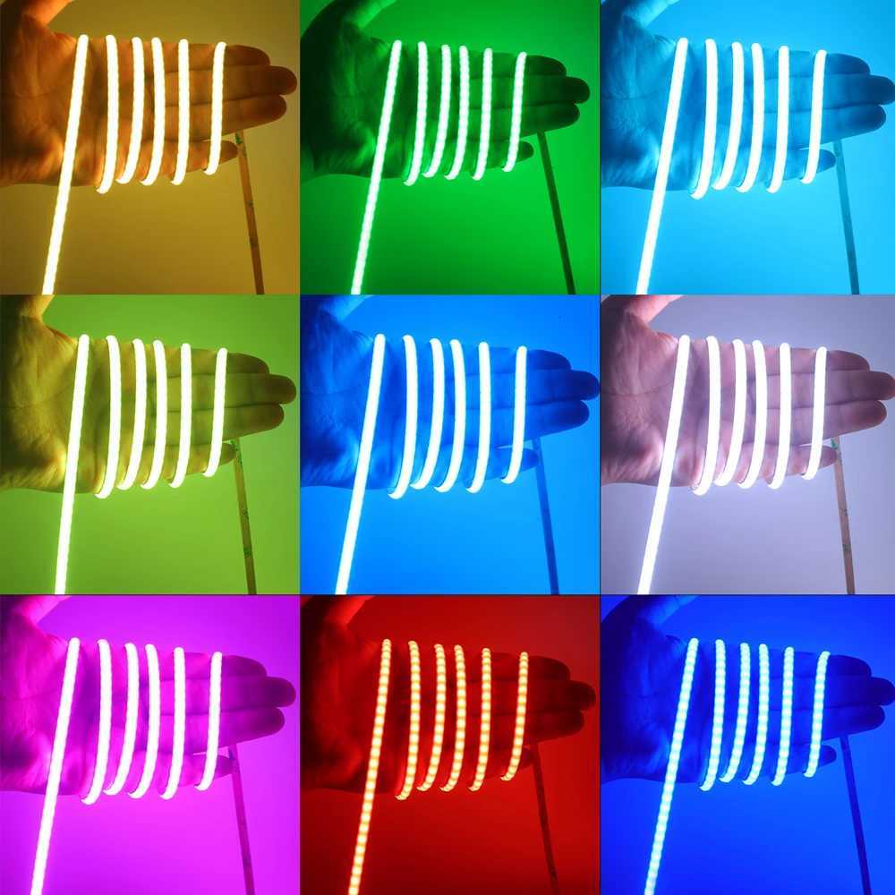 12V Bluetooth RGB LED Strip Light Tuya WIFI Dimmable Remote Control 576Leds/m Flexible Tape EU US UK AU Plug Home Decor 05m 5m M251129