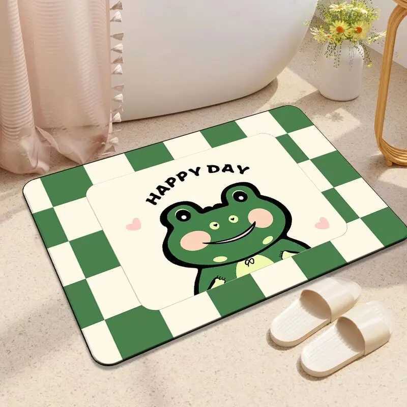Toilet floor mat bathro non-slip absorbent toilet super door toilet diat d quick drying bathro foot mat H251129