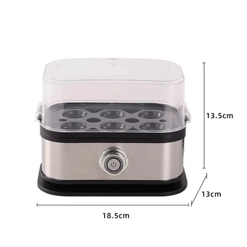 Electric Egg Cooker Breakfast Machine 6 Eggs Boiler Steamer Egg Warmer Steaming Cooker Food Warmer 110V/220V C251129