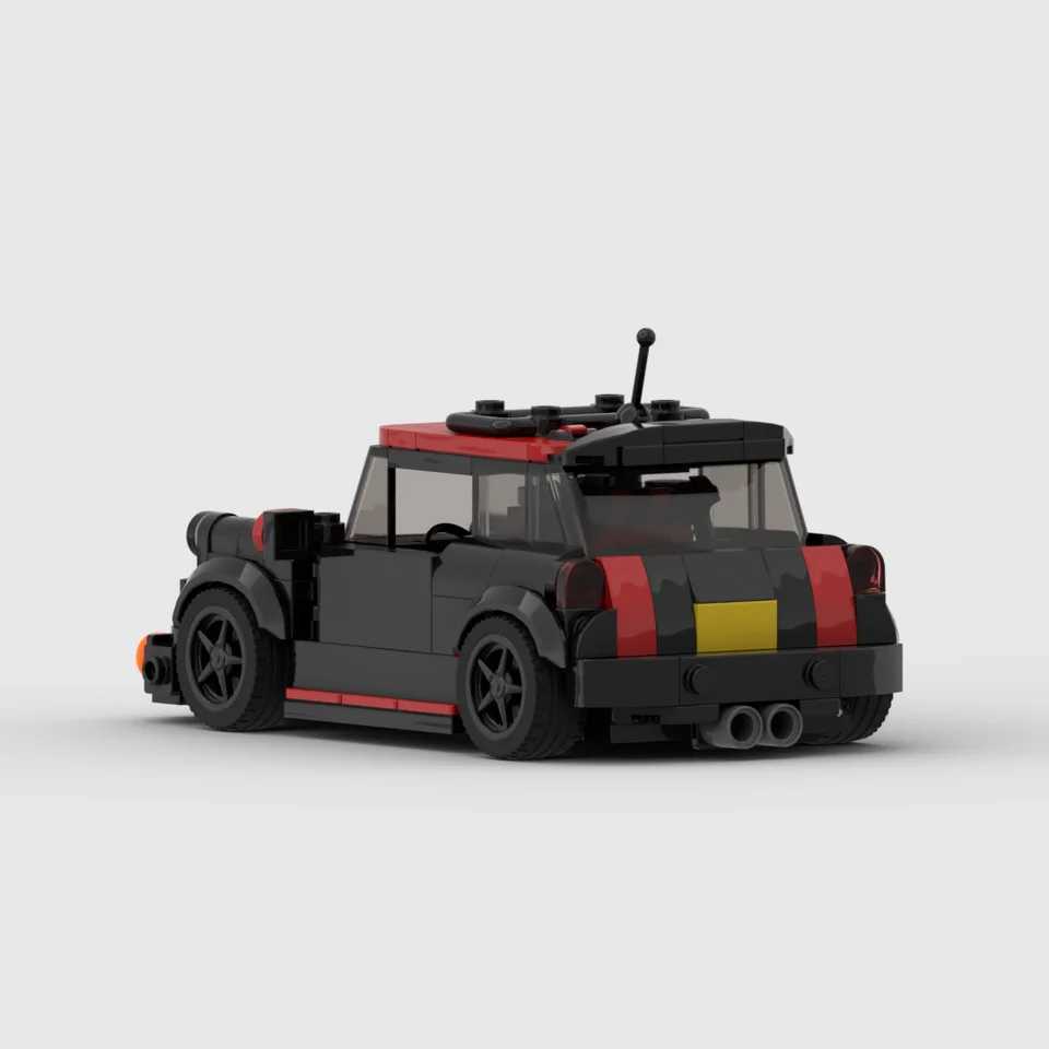 MOC MINI JCW racing Racer Building Blocks Brick Creative Garage Toys for Boys Gifts J251129