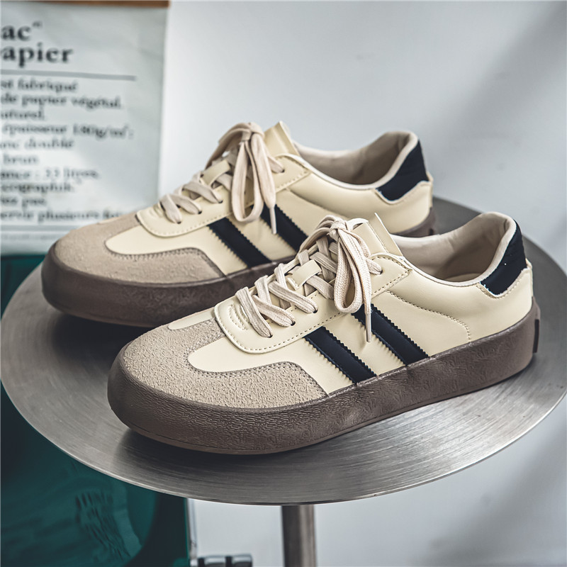 Free shipping designer shoes men casual shoe black beige wear-resisting breathable comfortable outdoor flat shoes