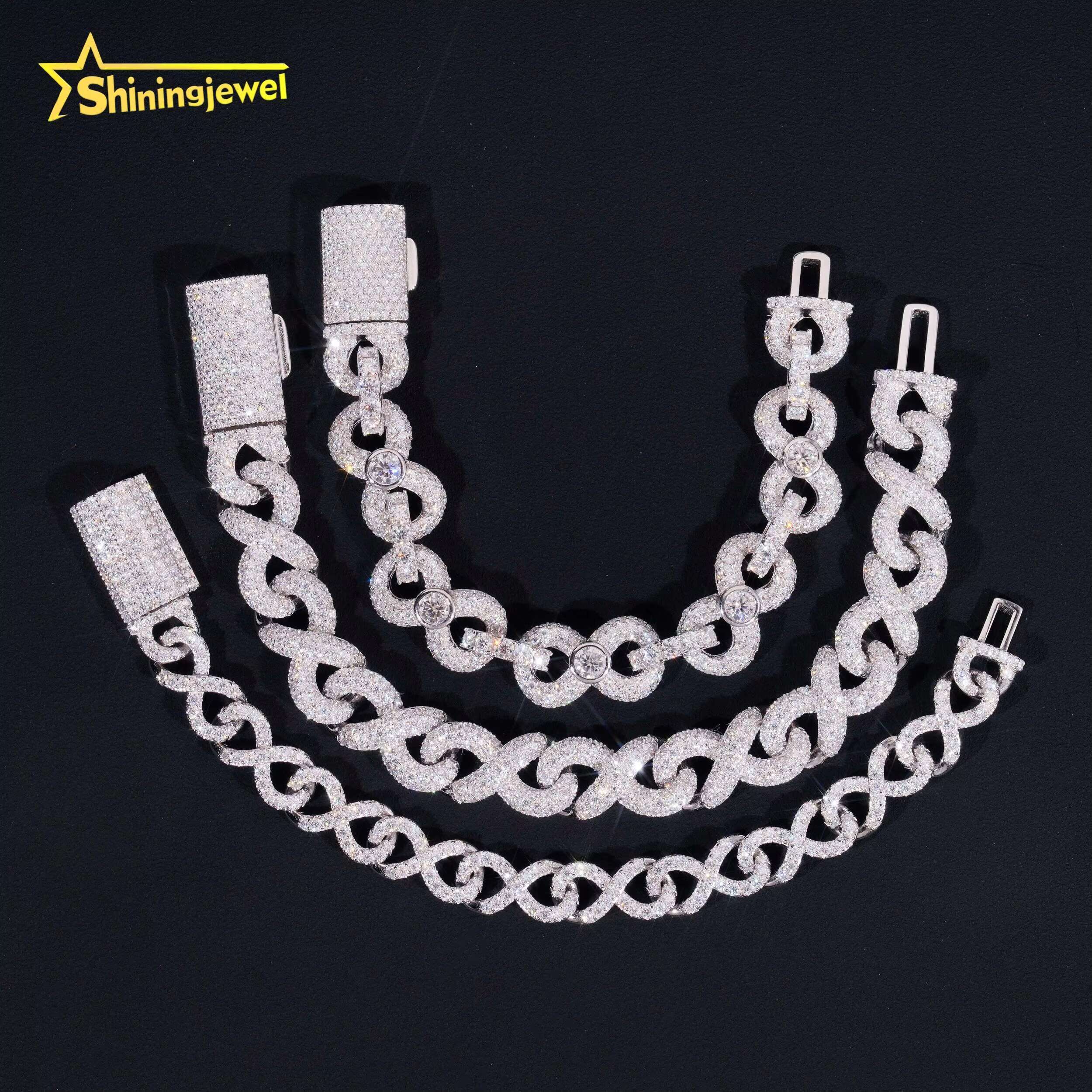 Sleek Cuban Link Bracelet for Professionals Understated 10mm 13mm Moissanite 925 Silver Office to Evening Wear