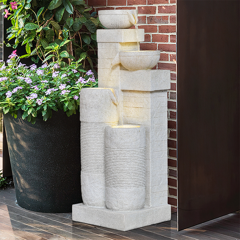 Elegant Indoor Fountain with Moving Water Feature Perfect Gift for Home Decorations