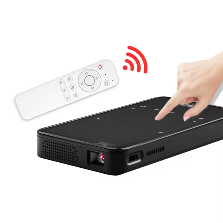 S90 Portable Pocket Mini Projector 3D 4K 3LED DLP Full HD Wifi Function with Battery Outdoor LED 32 GB 30000 Hours Led Lamp