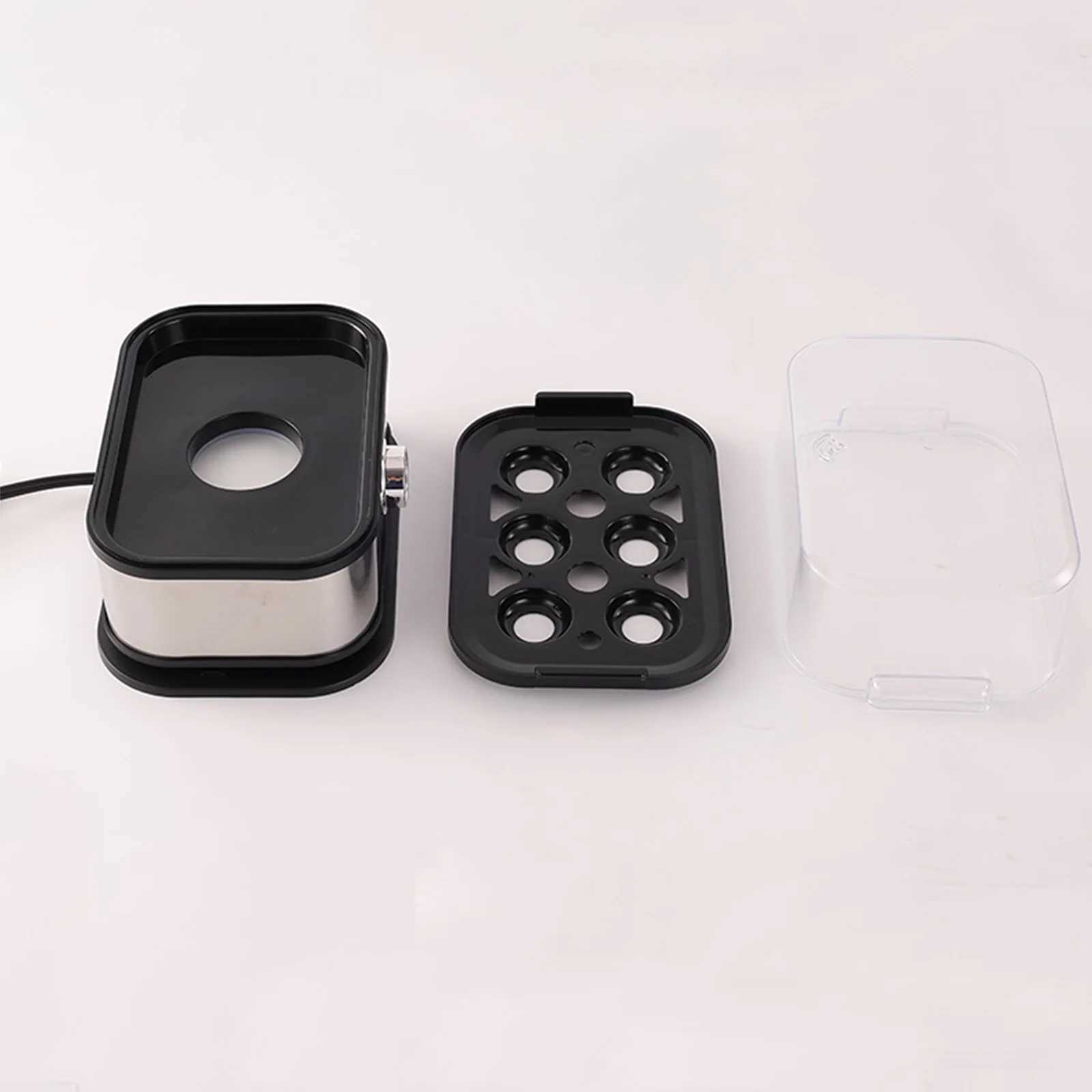 Eggs Boiler 200W Automatic Cooker 6 Eggs Capacity Electric Steamer Multi Functional Kitchen Space Saving Eggs Boiler Appliance C251129