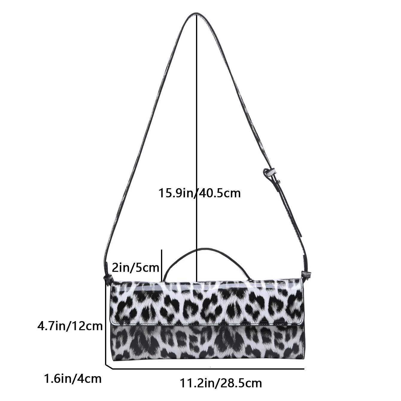 Leopard Print Handbag Womens Shoulder Bag Flap Pu Leather Crossbody Bags Lady 2025 Spring Small Tote Versatile Messenger Bags K251128