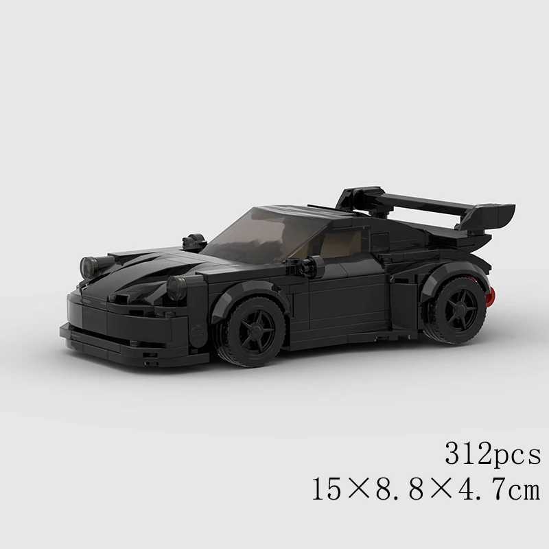 MOC Speed Car Racing SUV Pickup GT500 G63 R8 RX7 Vehicle model Building Block Super Race brick Toy City Technical rally sport J251129