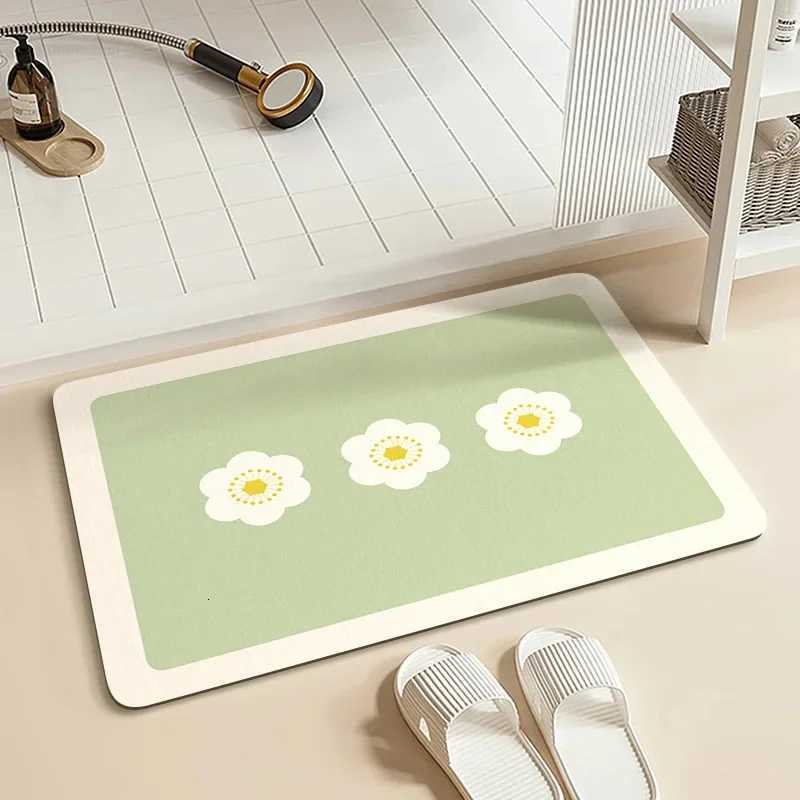 Bathro floor mat diat d floor mat bathro door floor mat water-absorbing quick-drying dirt-resistant carpet H251129