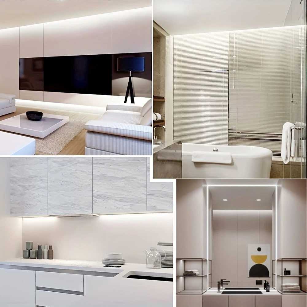 5V USB LED Strips SMD2835 White Warm Under Cabinet Lights Strip TV Background Lighting Tape Home Decor LED Flexible Ribbon Tape M251129