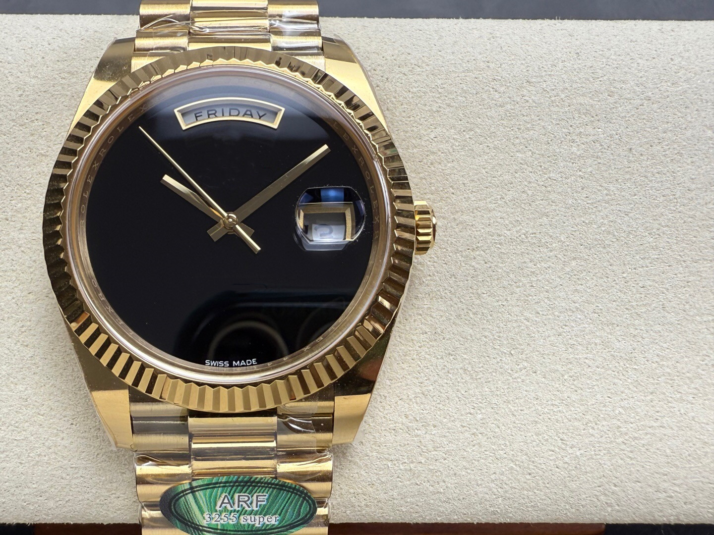 ARF Factory DD watch has a diameter of 40 mm with a 3255 integrated movement fully automatic mechanical sapphire glass mirror 904L case strap