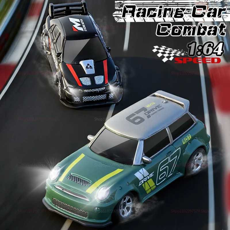 New KF33 24GHz Remote Control Mini Drift Car 164 Scale RC Car For Boys Kids Desktop Toys Gifts 4WD Racing Model For Children J251129