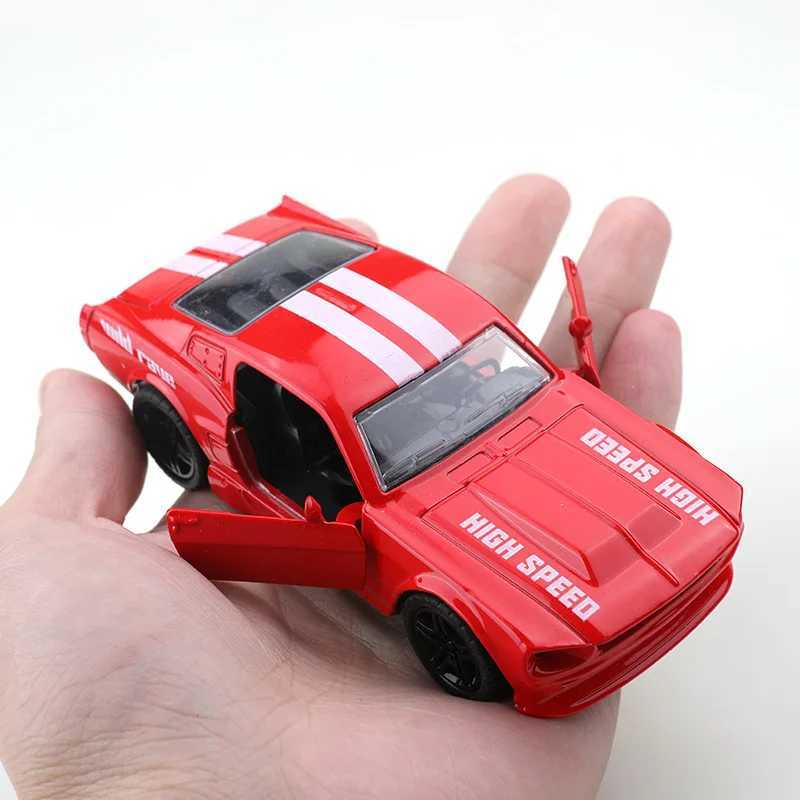 bagged 136 Alloy Car Model modeling Vehicle Mustang Muscle Racing Pull Back Car Ornaments Collection Toys For Boy child J251129
