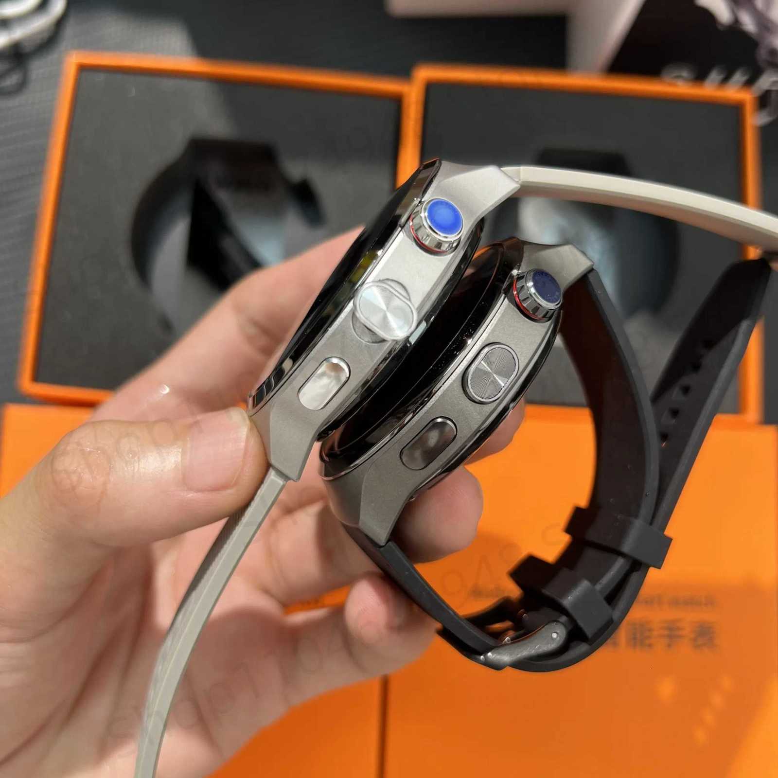 4G/5G Full Netcom Smartwatch 198inch Amoled Smart Watch With 210 Rotary Camera Android 130 Dual System GPS 1900mAH Battery M251129