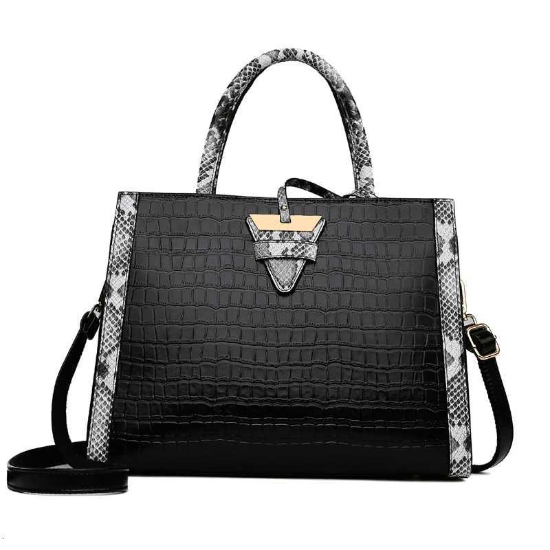 Luxury Vintage Crocodile Leather Women Tote Designer Handbags Luxury Quality Lady Shoulder Crossbody Bags Fringed Messenger Bag K251128