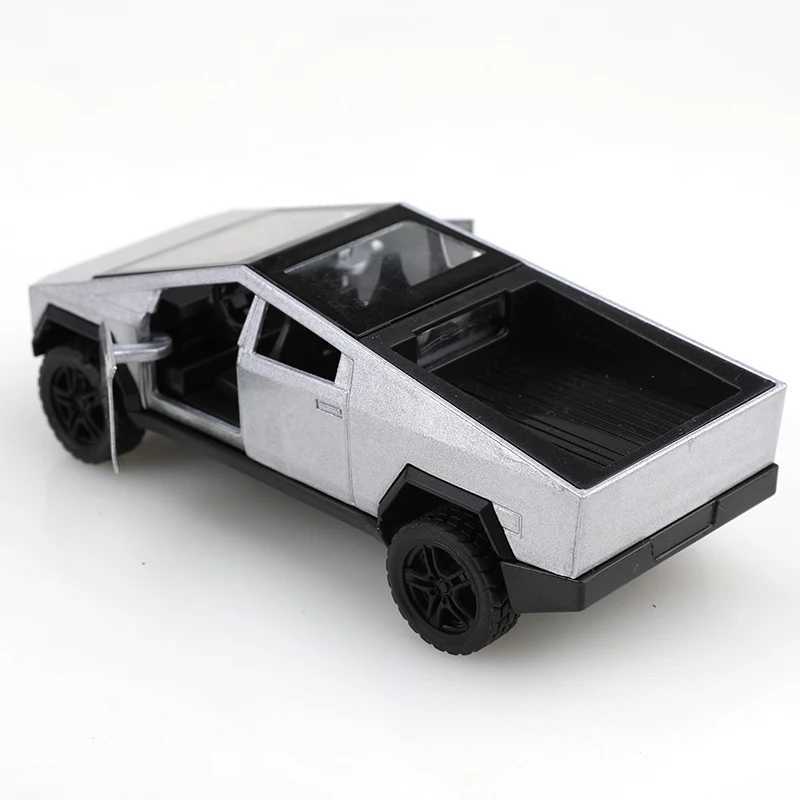 Bagged 136 scale Cybertruck pullback alloy car childrens alloy toy J251129