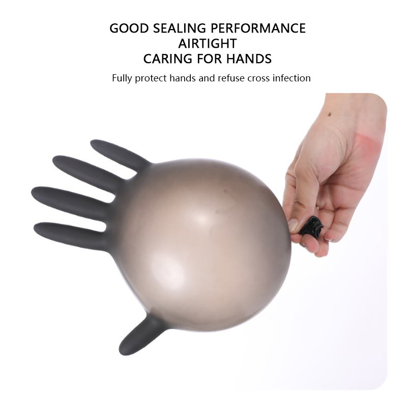 Disposable gloves PVC household protection, transparent labor protection, food grade transparent powder free rubber gloves for catering and kitchen