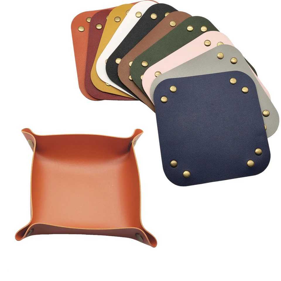 1PC 20cm/787inch Leather Foldable Rollable Tobacco Rolling Tray Valet Tray for Tobacco Pipe Tools Y251129