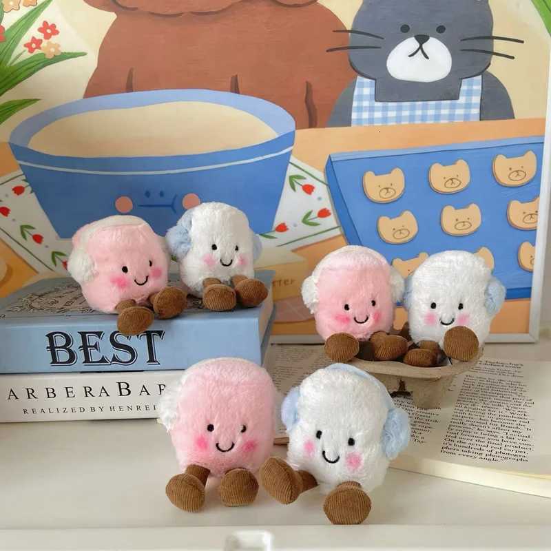 Kawaii Marshmallow Plush Earmuffs Pink White Doll Winter New Arrivals Toy Pillow Ornament Soft Gift For Kids Friend K251104