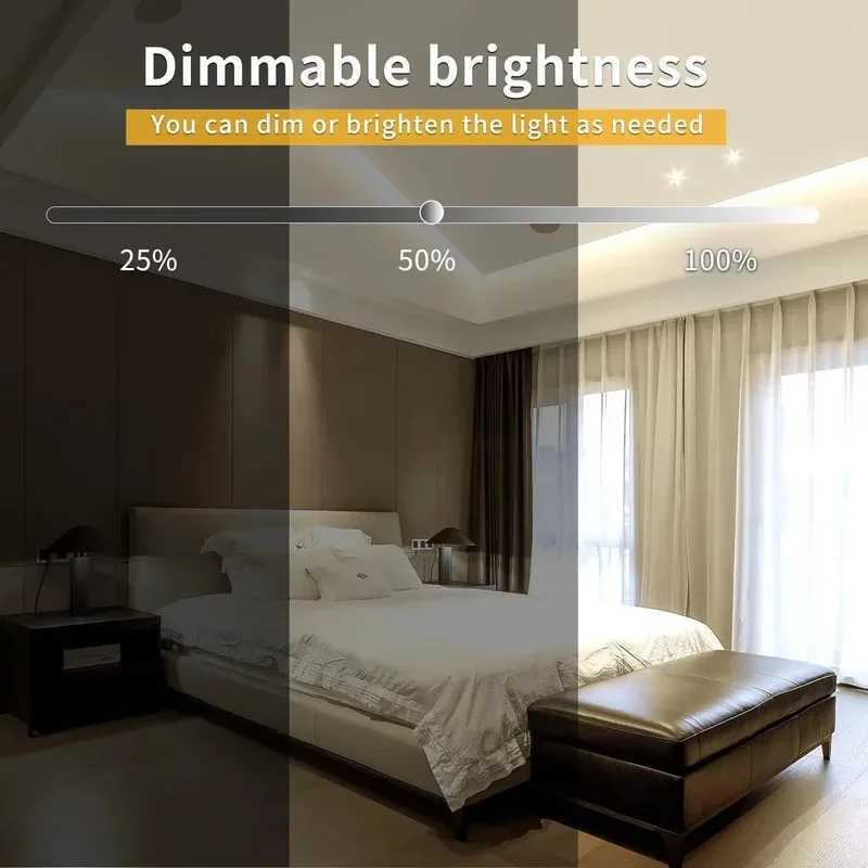 1m-5m USB COB LED Strip Light 5V 320LEDs/m DIY TV Mirror Backlight Flexible Ribbon Tape Touch Sensor Dimmable Kitchen Room Lamp M251129