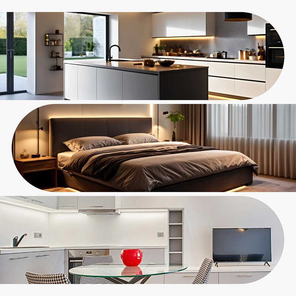 5M 10M 12V 24V COB LED Strip Light IP67 Waterproof DC Plug/2Pin Wire RA90 480LEDs/m Hight Bright Flexible Tape 3000K 4000K 6000K M251129