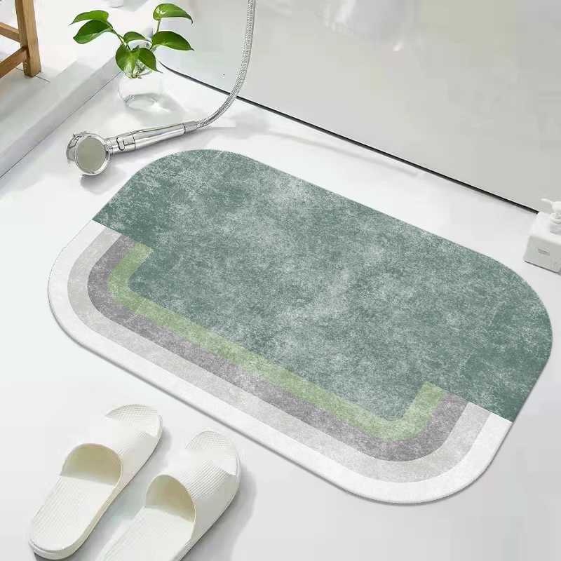 Diat d absorbent floor mat bathro anti-drop toilet door non-slip and dirt-resistant household floor mat H251129
