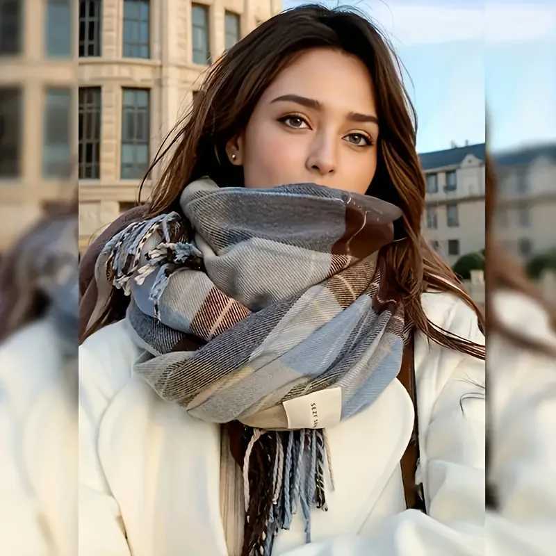 Scarf Ladies Fall And Winter Thickens Warm Neck Scarves Fashion Scarves Cloth Fanta And Fringed Blankets Mens Winter ShawlsJ251129
