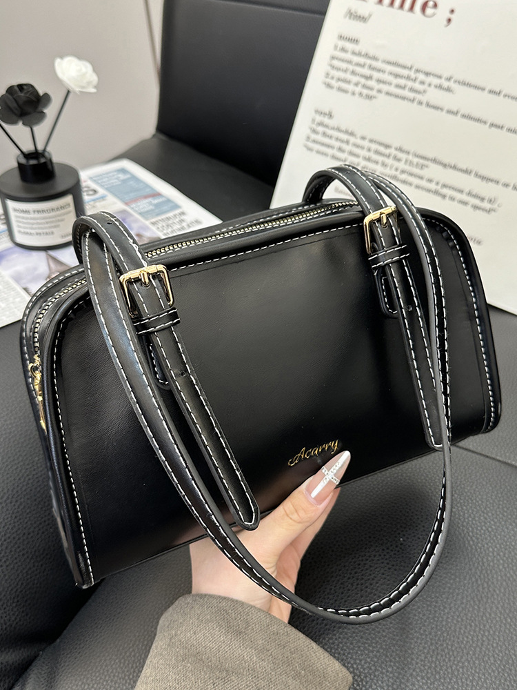 2025 New Korean Retro Pillow Underarm Shoulder Bag - Women's Minimalist Tote Purse for Commute, High-Quality Soft Vintage Crossbody Bag with Free
