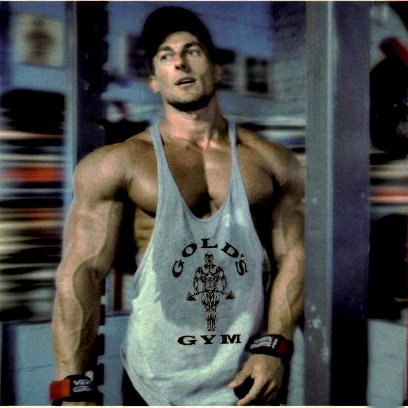 Fashion Cotton Muscle Bodybuilding Fitness Suspender Vest Sports Mens Cotton Loose Sportswear Slim Vest Muscle Fitness Clothing T260428