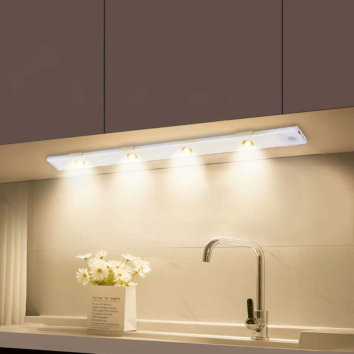 LED Smart Home Human Body Sensor Light - Rechargeable Cat Eye Sensor Light Wine Cabinet Light Hill Night Light M251129