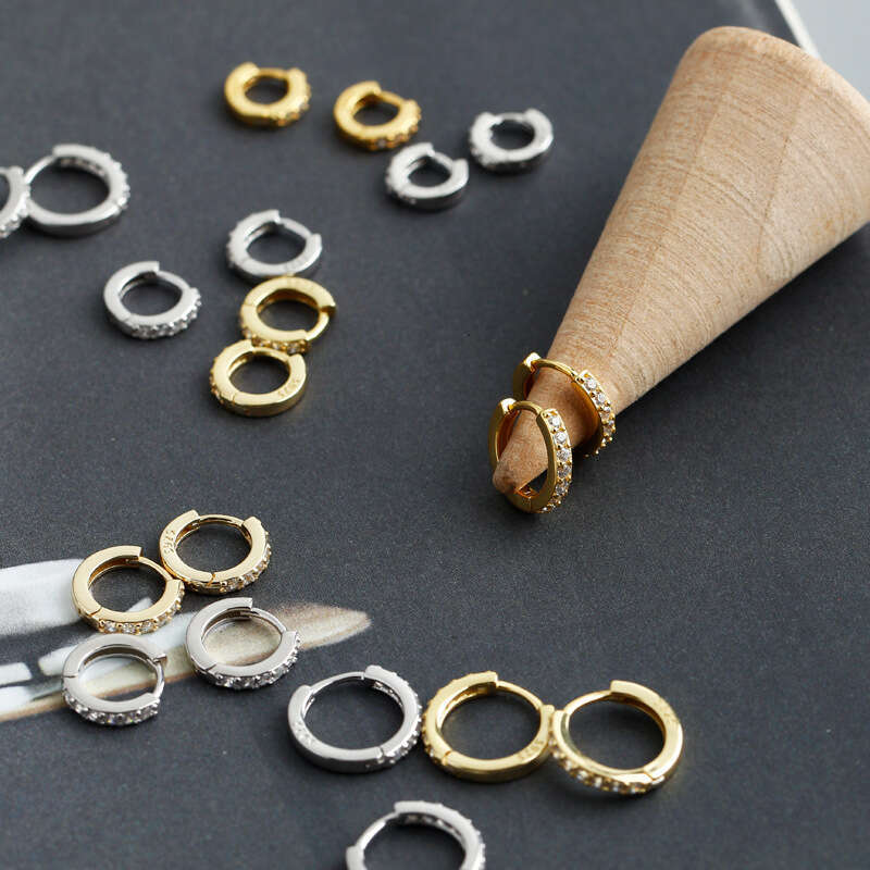 personalizable zirconia adornment circles w secure fastening clips versatile fit options