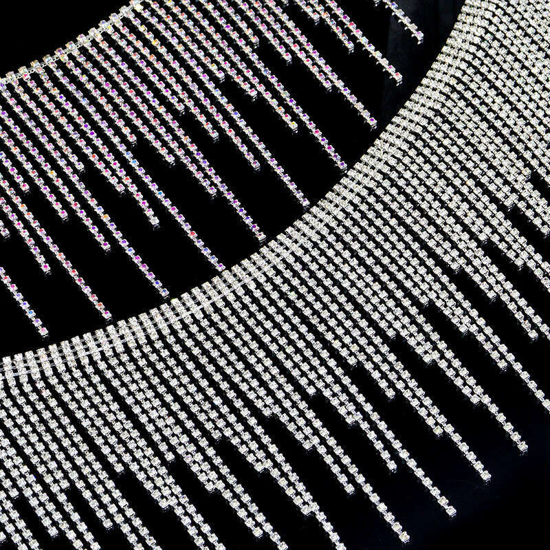 Tassel DIY jewelry rhinestone shoe cap welding clothing fancy code accessories claw chain