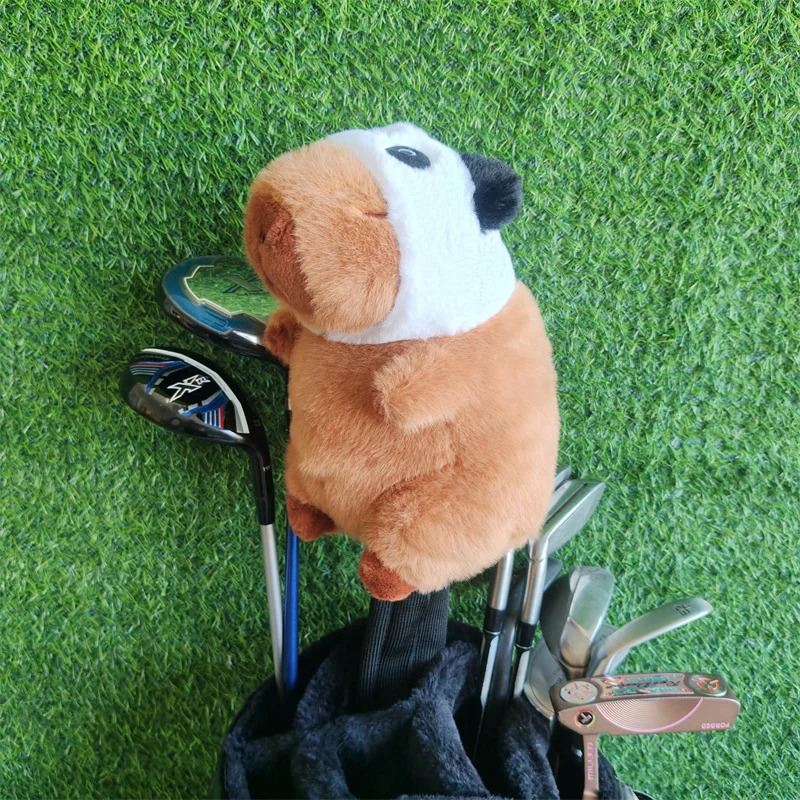 Plush Golf Capybara Driver Headcovers 460cc Head Cover Large Stock Drop 251129