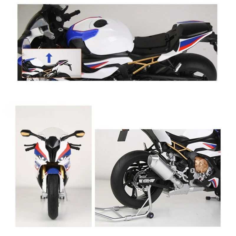 Simulation Spray 16 Scale R1000 Alloy Super Motorcycle Model Die-Cast Toy Vehicle Boyfriend Gift Collection Miniature Voiture J251129
