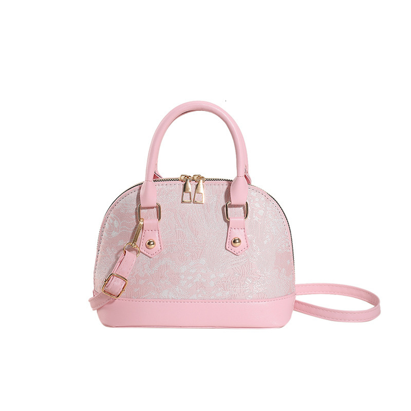 Women's Simple Summer Commuter Shell Bag 2025 Handheld Leisure New Single Shoulder Fashion Creative Pattern Crossbody Bag Korean Edition Designer