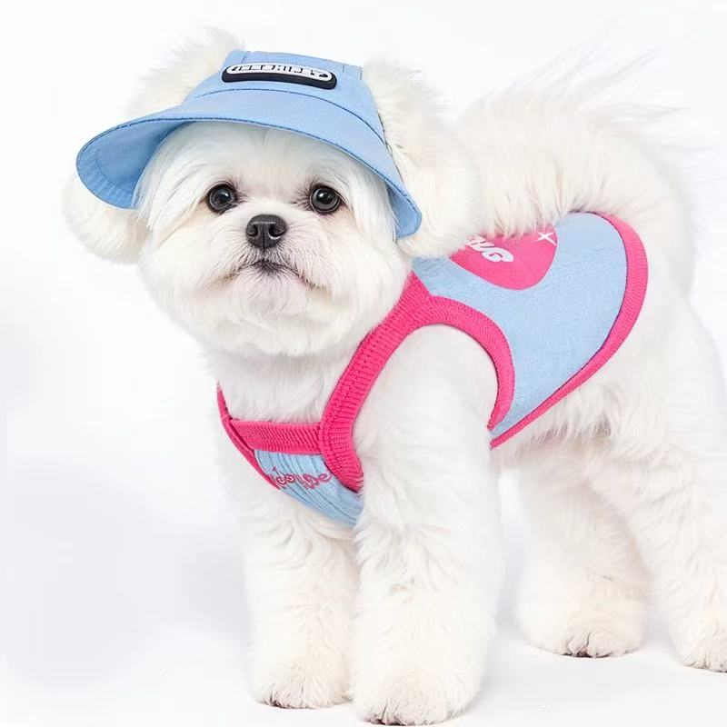 T0097 Spring/Summer Fashion: Adorable Lightweight Doggy Outfit Featuring Soft Fabric Ideal For Miniature Dogs
