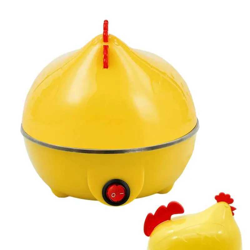 Home Kitchen Cooking Tool 7-Egg Capacity Egg Cooker Chicken Shaped Egg Boiler Eggs Steamer Appliance Utensil C251129