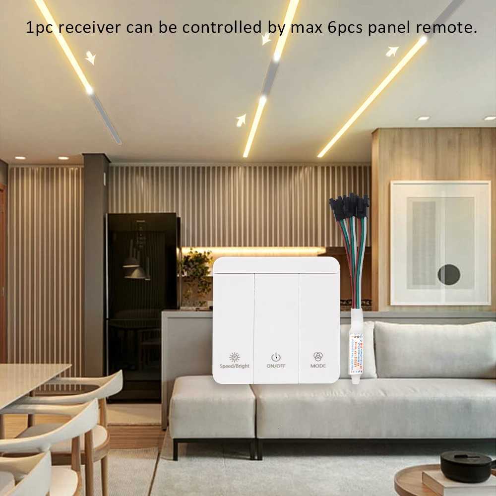 24V WS2811 IC Running Water COB Led Strip Light 5M 10M 15M Flow Chasing Flexible FCOB Led Tape Ribbob Lamp for Room Decoration M251129