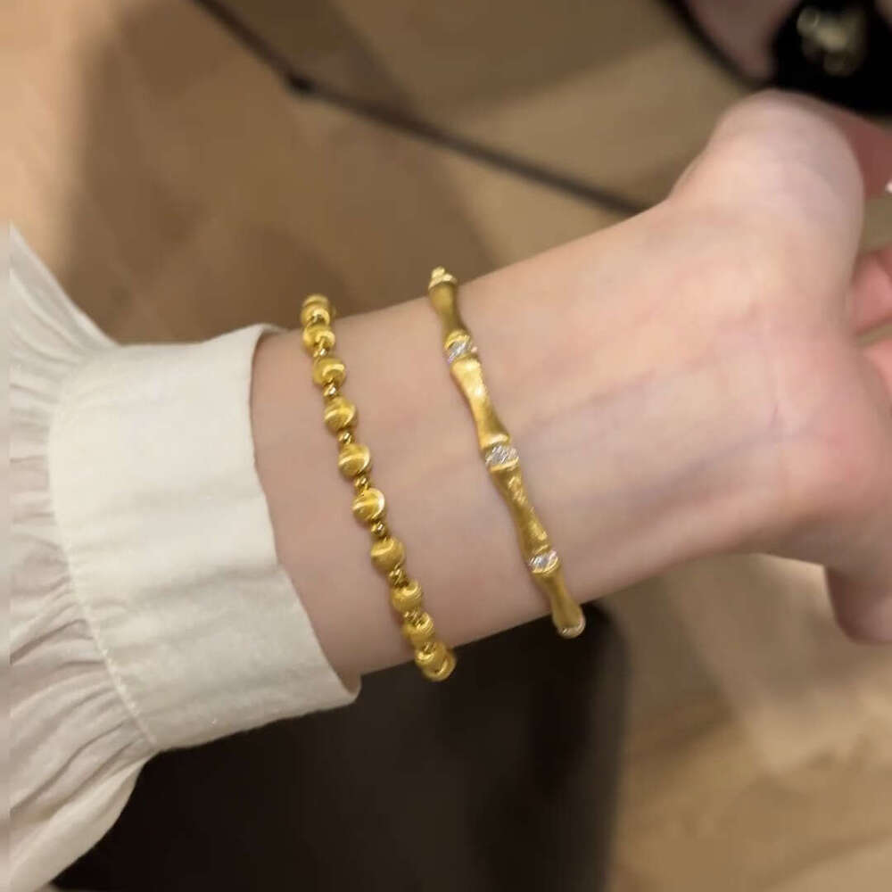 Zhi "Zhu" Changle New Chinese Brushed Knot Set, Italian Medieval Light Bamboo Ring, Earnail Bracelet