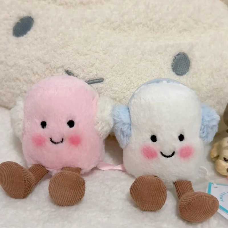 Kawaii Marshmallow Plush Earmuffs Pink White Doll Winter New Arrivals Toy Pillow Ornament Soft Gift For Kids Friend K251104