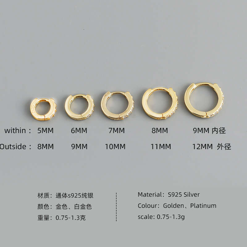 personalizable zirconia adornment circles w secure fastening clips versatile fit options