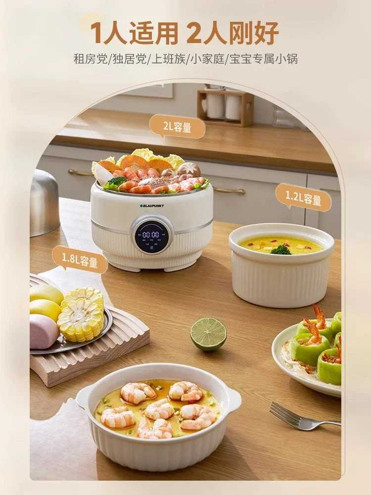 220V Blaupunkt Multifunctional Stainless Steel Electric Food Steamer for Home Cooking Stewing and Steaming BBD C251129