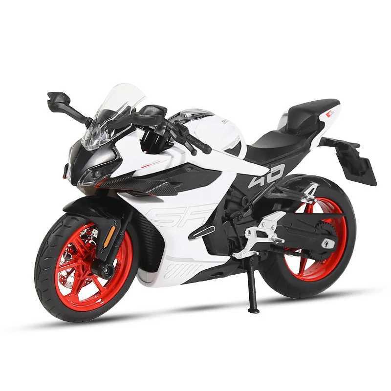 112 Spring Breeze CFMOTO 450SR Motorcycle Model Simulation Alloy Sound and Light Toy Model Childrens Birthday Gift J251129