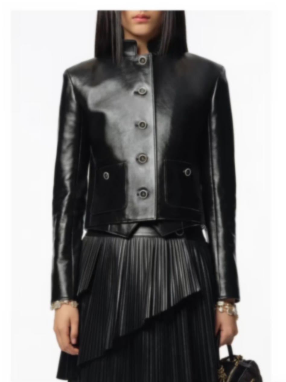 Chan 2026 new jacket top quality real leather jacket women trench coat women women's jacket plus size women coat leather jacket designer coat Christmas gift