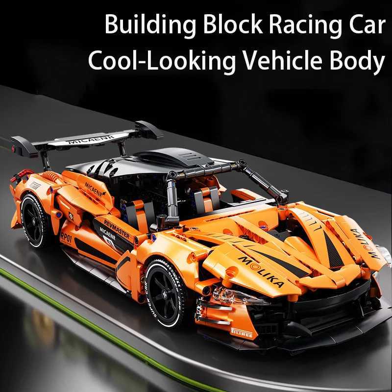 2025 New 1200PCS McLaren Sports Car Building Blocks Set 114 Scale Racing Car Model Kit for Kids Adult Racing Vehicle Toys Gifts J251129