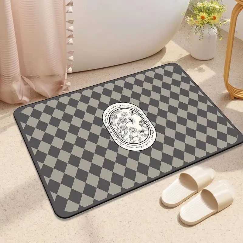 Toilet Floor Mat Diat d Cartoon Absorbent Mat Bathro Door Non-slip Foot Mat Bathro Toilet Carpet H251129
